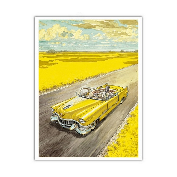 Poster affiche offset Blacksad Juanjo Guarnido, Amarillo (24x18cm)