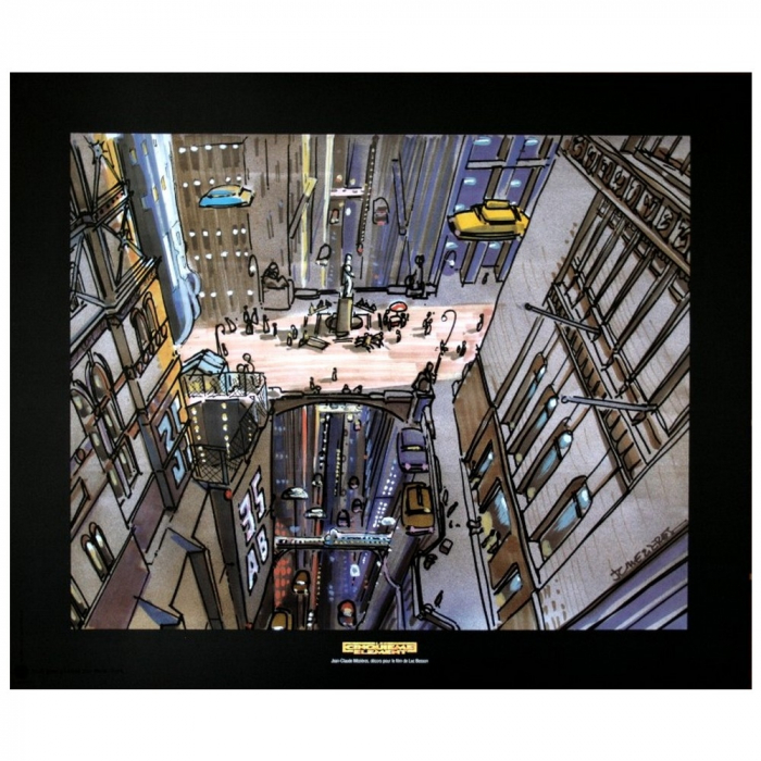 Póster cartel offset Valérian Mézières, El Quinto Elemento: Nueva York (60x50cm)