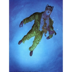 Poster affiche offset Blacksad Juanjo Guarnido, L'Enfer, le silence (24x18cm)