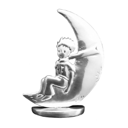 Figurine de collection Le Petit Prince sur la lune Les étains de Virginie (2018)