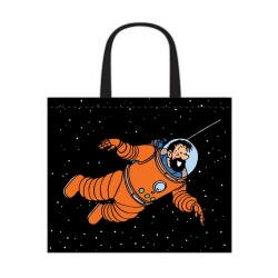 Sac semi-imperméable Tintin: On a marché sur la Lune V1 45x38x20cm