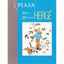 Catálogo de la subasta Piasa Hergé en el Castillo de Cheverny Tintín (2010)