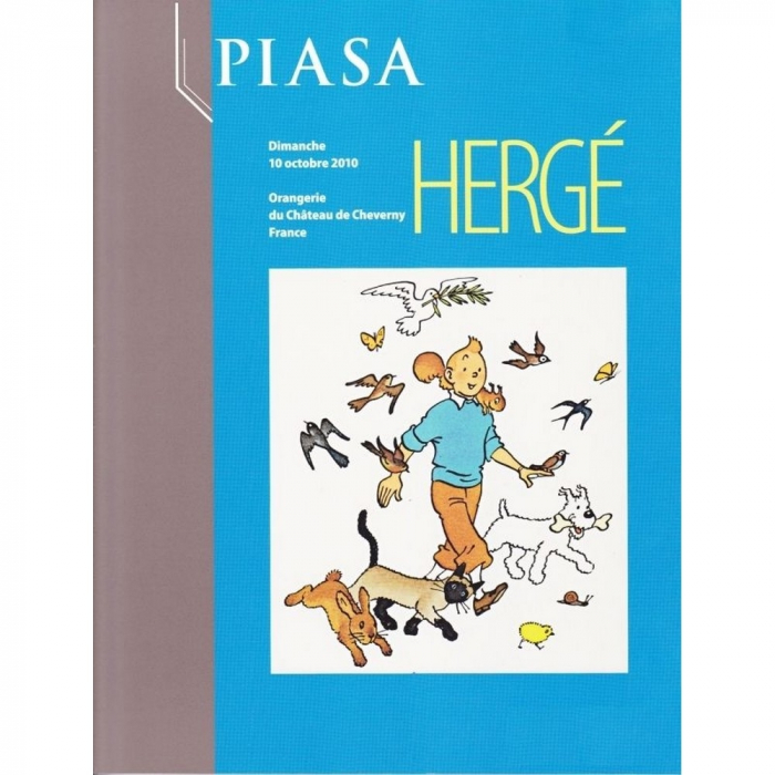 Catálogo de la subasta Piasa Hergé en el Castillo de Cheverny Tintín (2010)