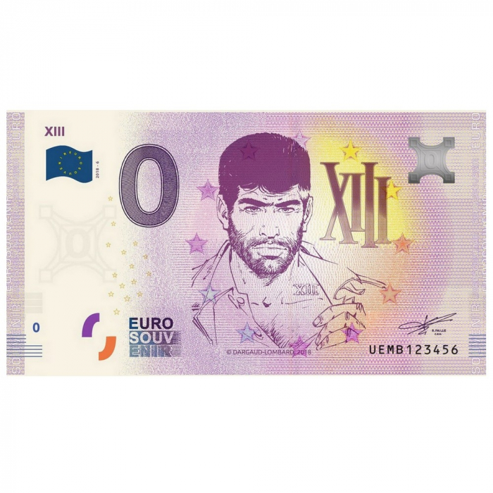 Bank note 0 Euro Souvenir XIII (2018)