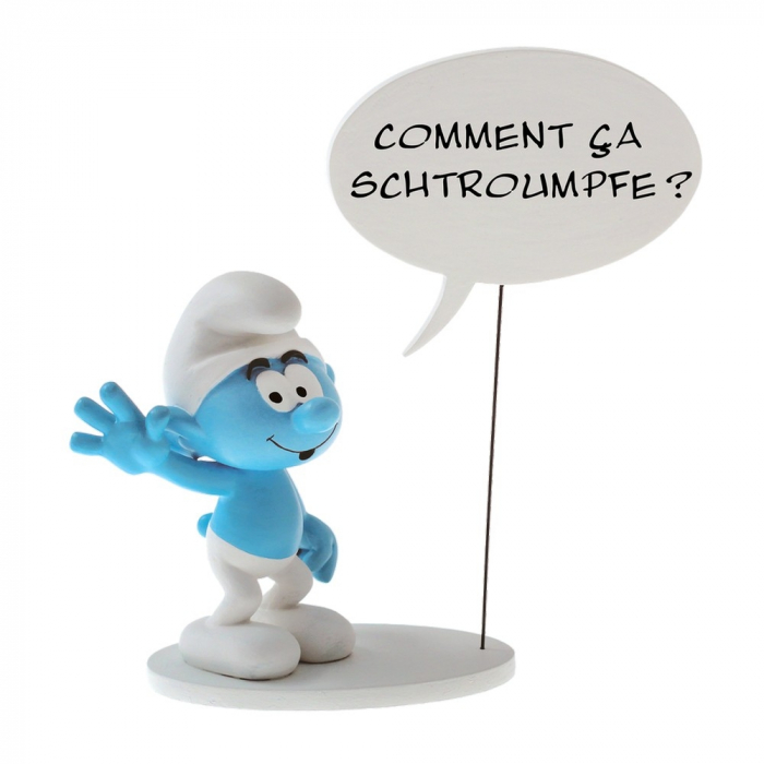 Figurine Plastoy: Le Schtroumpf  Comment ça Schtroumpf! 146 (2018)