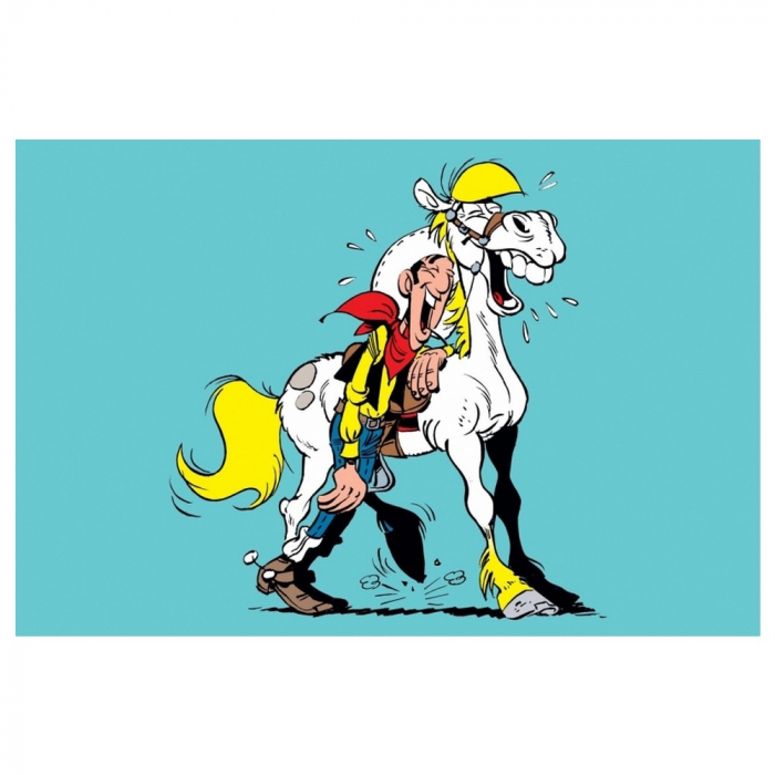Postal de Lucky Luke: Lucky Luke & Jolly Jumper (15x10cm)