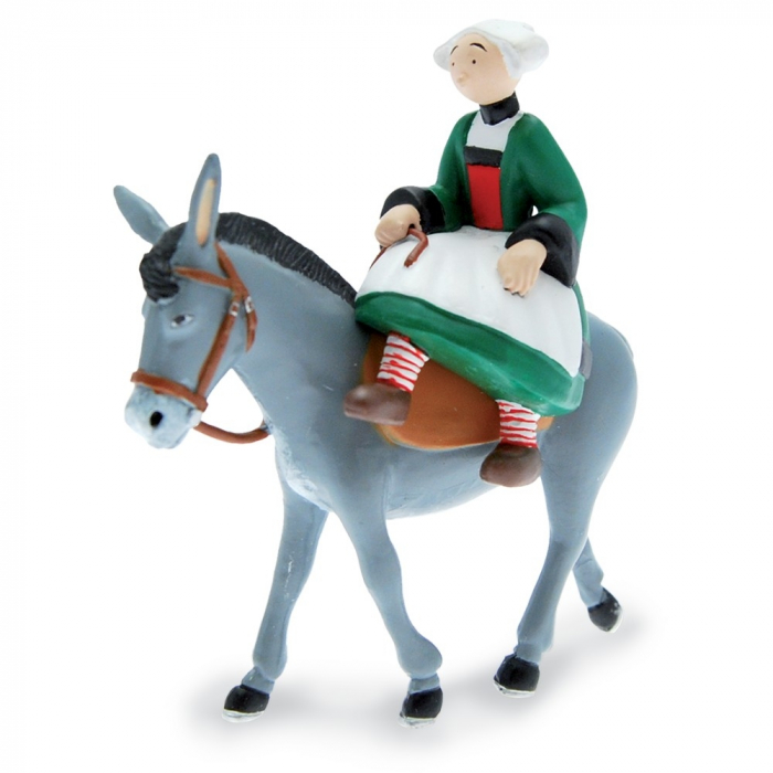 Figura de colección Plastoy: Bécassine montando una mula 61013 (2019)