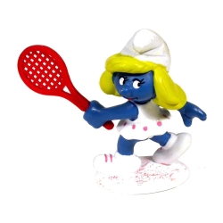 Figurine Schleich® Les Schtroumpfs - Schtroumpfette joueuse de Tennis (20135)