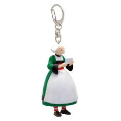 Porte-clés figurine Plastoy Bécassine portant une carte postale 61080 (2019)