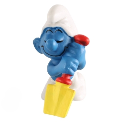 Figurine Schleich® Les Schtroumpfs - Le Schtroumpf dormant sur sa pelle (20043)