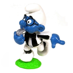 The Smurfs Schleich® Figure - Football Smurf referee (20191)
