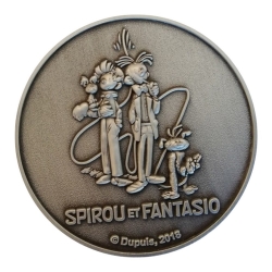 Medalla de colección Spirou y Fantasio con el Marsupilami (2019)