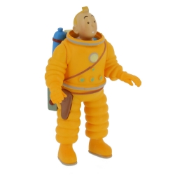 Figurine de collection Tintin en cosmonaute 8cm Moulinsart 42505 (2019)