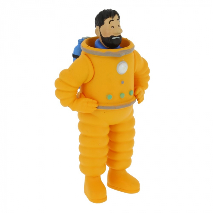 Figurine de collection Tintin, Haddock en cosmonaute 8cm Moulinsart 42507 (2019)