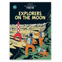 Postcard Tintin Album: Explorers on the Moon 30085 (10x15cm)