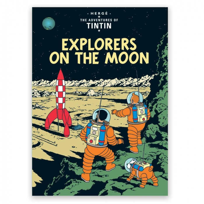 Carte postale album de Tintin: Explorers on the moon 34085 (10x15cm)