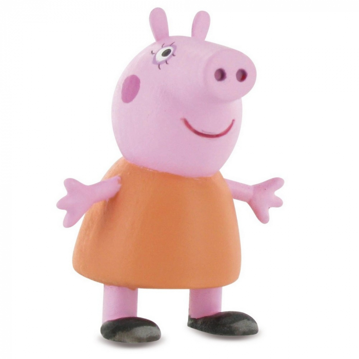 2013 Papá Pig 7cm Figura de colección Comansi Peppa Pig