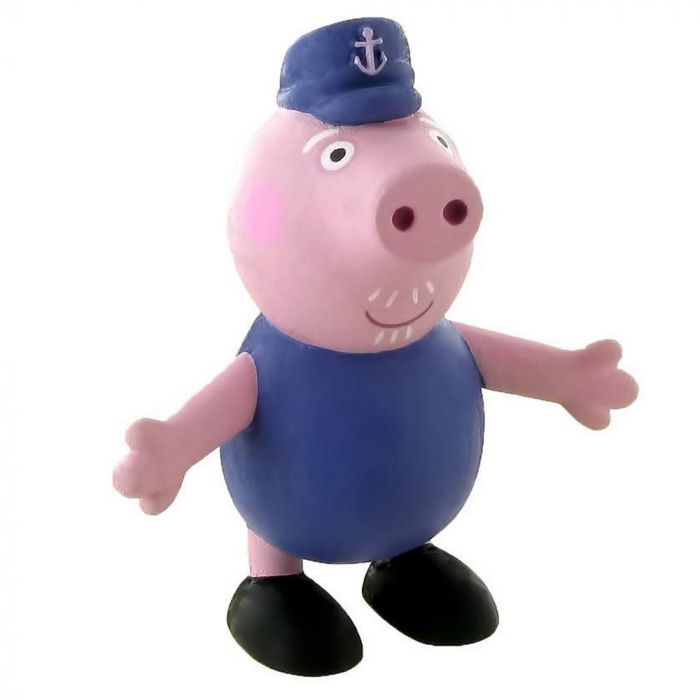 Figurine de collection Comansi Peppa Pig, Grand-Père Pig 7cm (2013)