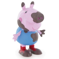 Figura de colección Comansi Peppa Pig, George llena de barro 7cm (2013)