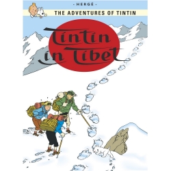 Postal del álbum de Tintín: Tintin in Tibet 34088 (10x15cm)