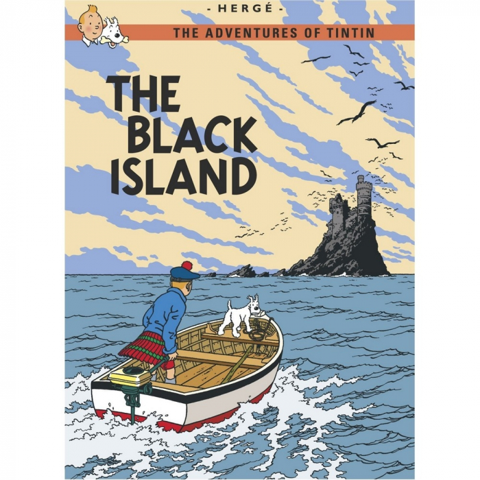 Postcard Tintin Album: The Black Island 34075 (10x15cm)