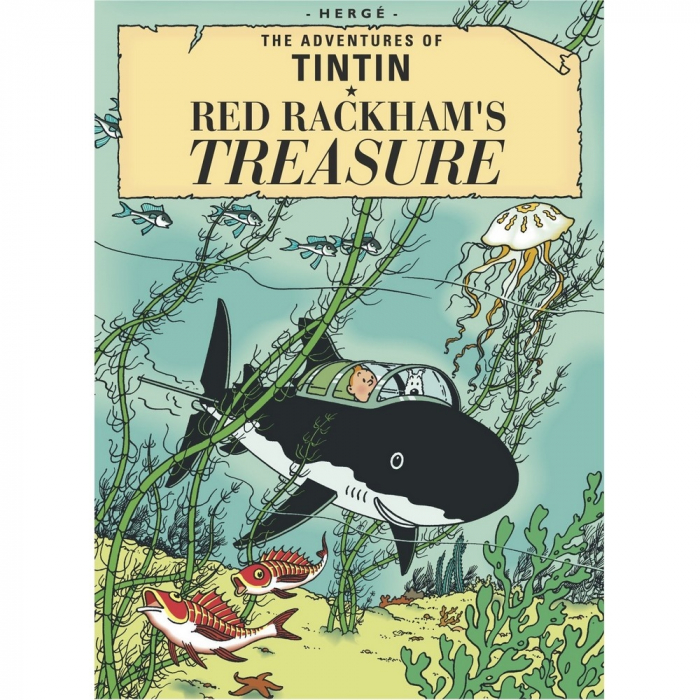 Postcard Tintin Album: Red Rackham's Treasure 34080 (10x15cm)