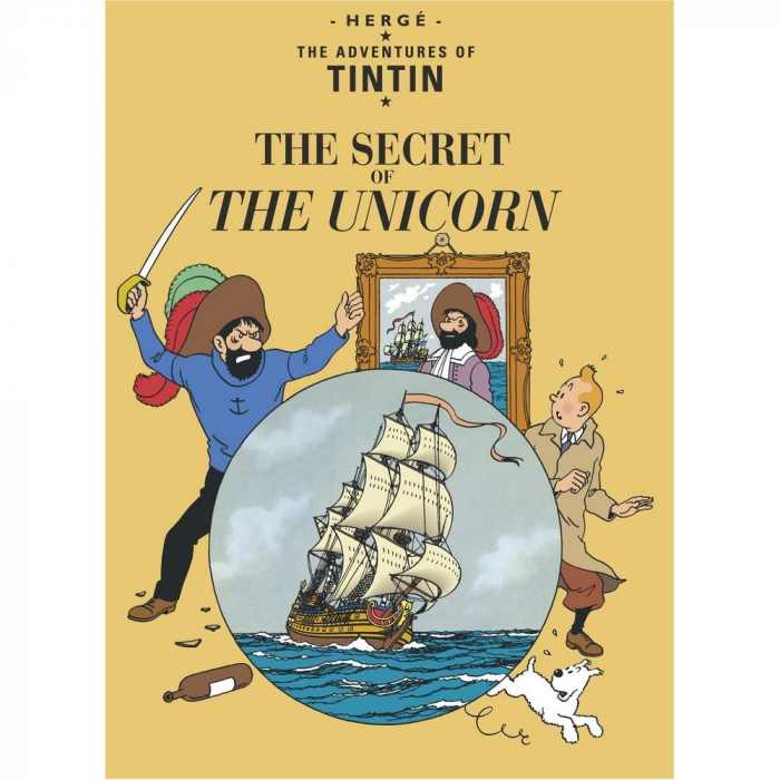 Postcard Tintin Album: The Secret of the Unicorn 34079 (10x15cm)