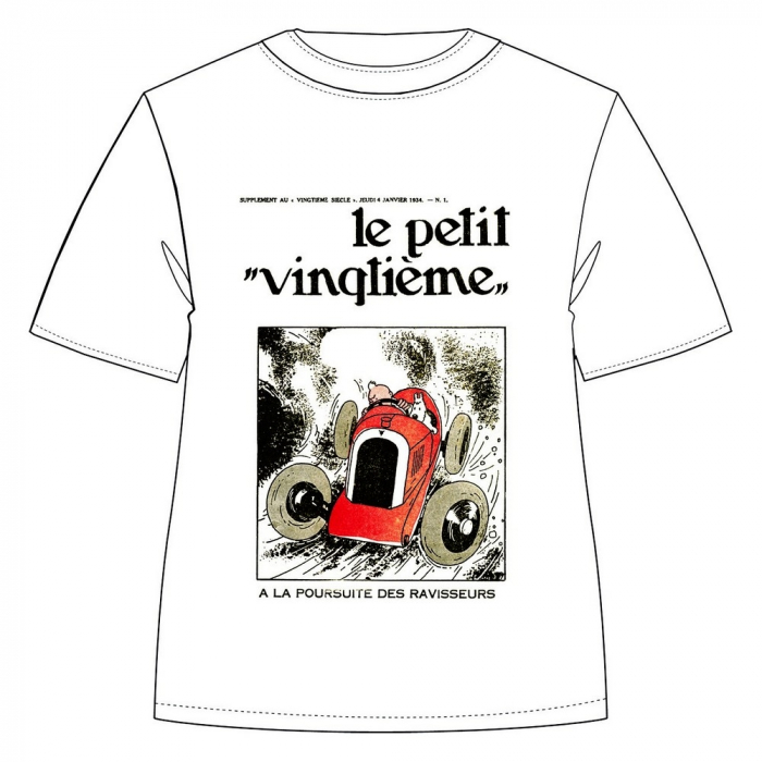 T-shirt 100% cotton Tintin Le Petit Vingtième Amilcar 733002 (2019)