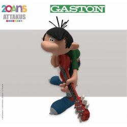 Figurine de collection Attakus Gaston Lagaffe Rock'n'Roll avec guitarre (2019)