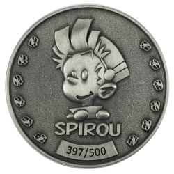 Medalla de colección Spirou y Fantasio con el Marsupilami (2019)