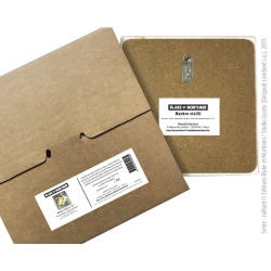 Plaque de marbre collection Blake et Mortimer Le Bâton de Plutarque (20x20cm)