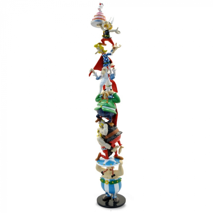 Collectible Scene Pixi Asterix And Obelix Column 60 Years 30cm 2336 19