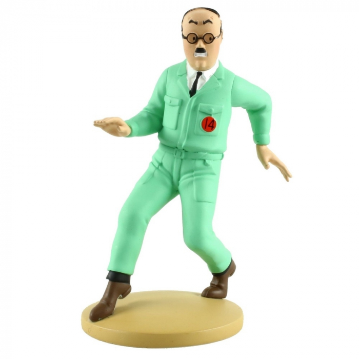 Collectible figurine Tintin, Frank Wolff 12cm + Booklet Nº75 (2014)