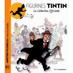 Figura de colección Tintín, Aristide Filoselle 11cm + Librito Nº81 (2014)