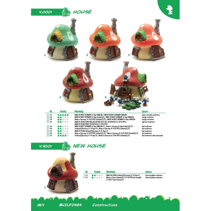 Smurfs Catalog Gian&Davi Smurfs Official Collector's Guide (2013)