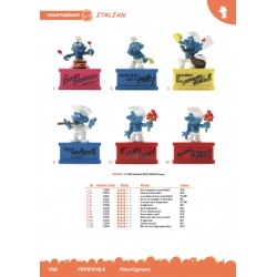 Catálogo de pitufos Gian&Davi Smurfs Official Collector's Guide (2013)
