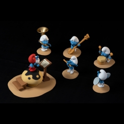 Escena de colección Fariboles con figuritas, Orquesta de Los Pitufos P1 (2019)