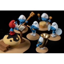 Escena de colección Fariboles con figuritas, Orquesta de Los Pitufos P1 (2019)