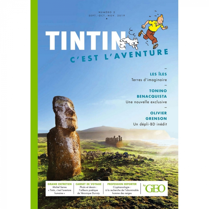 Revista Moulinsart GEO Edition: Tintín, c'est l'aventure, Îles Nº2 FR (2019)