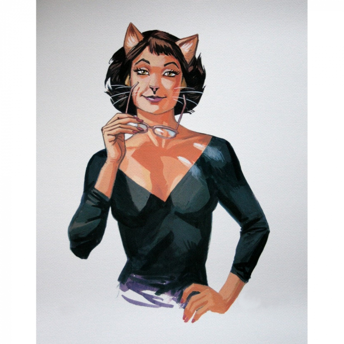 Póster cartel offset Blacksad Juanjo Guarnido, Alma (40x50cm)