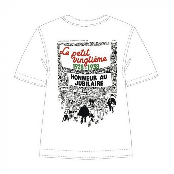 T-shirt 100% coton Tintin Le Petit Vingtième 1928-1938 723002 (2013)