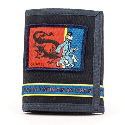 Portefeuille des Aventures de Tintin et Milou, Le Lotus bleu (10,5x13,5cm)