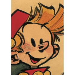 Poster offset Spirou Salut au bon Berger, Franquin (50x70cm)