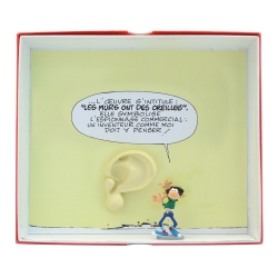 Collectible Figurine Pixi Gaston Lagaffe and the ear recorder 6590 (2019)
