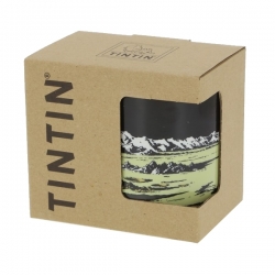 Tasse mug en porcelaine Tintin, la fusée lunaire sur la Lune (47987)