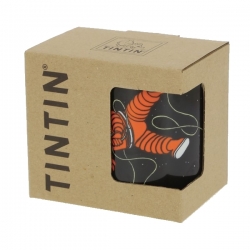 Tasse mug en porcelaine Tintin et Haddock sur la Lune (47986)