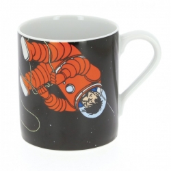Collectible Porcelain mug Tintin and Haddock on the Moon (47986)