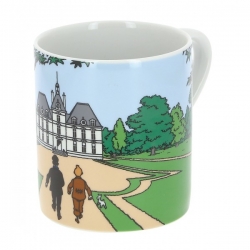 Collectible Porcelain mug Tintin, Snowy with Haddock Moulinsart Castle (47985)