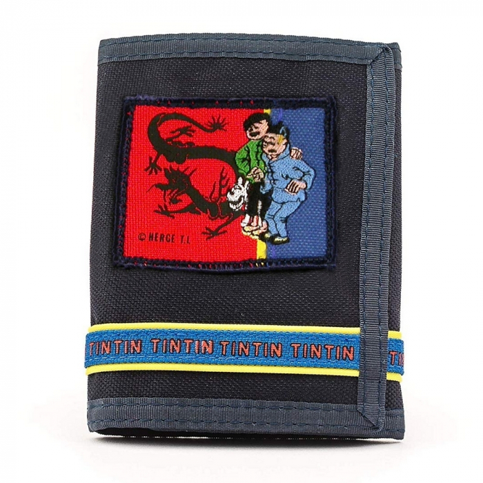 Wallet of the Adventures of Tintin and Snowy with Tchang (10,5x13,5cm)