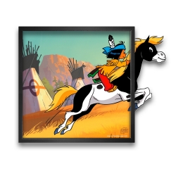 Collectible Frame Funky Frames Yakari and Little Thunder (50x50cm)